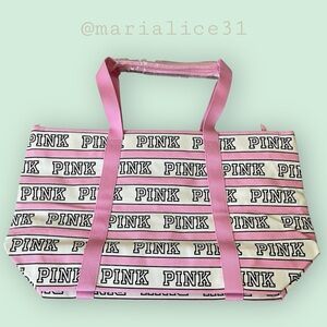 NWT•PINK Victoria’s Secret Branded Tote Bag. Measurements in pictures.